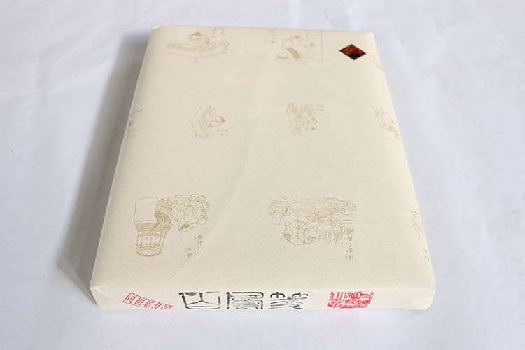 販売日本紙　百花箋4反組　高級手漉画仙紙　80×230cm　正50枚3反・残30枚1反 その他